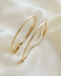 The PERFECT Solid Through and Through Heavy Danish Vintage Bangle 14K Gold