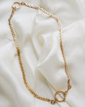 Antique Virola Link Watch Chain 18K Gold 1937