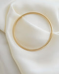 Third and last! SUPERB Danish Vintage Bangle Solid Through and Through 14K Gold
