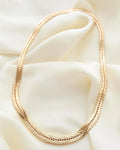 Beautiful Danish Mid Century Necklace 14K Gold 1965
