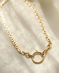 10.6 inches Antique Watch Chain 18K Gold 1927