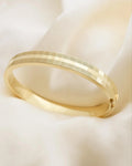 Super Heavy Gorg Bangle 14K Gold 1970s Sweden