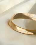 6.7 Inches Polished Vintage Bangle 18K Gold 1970s