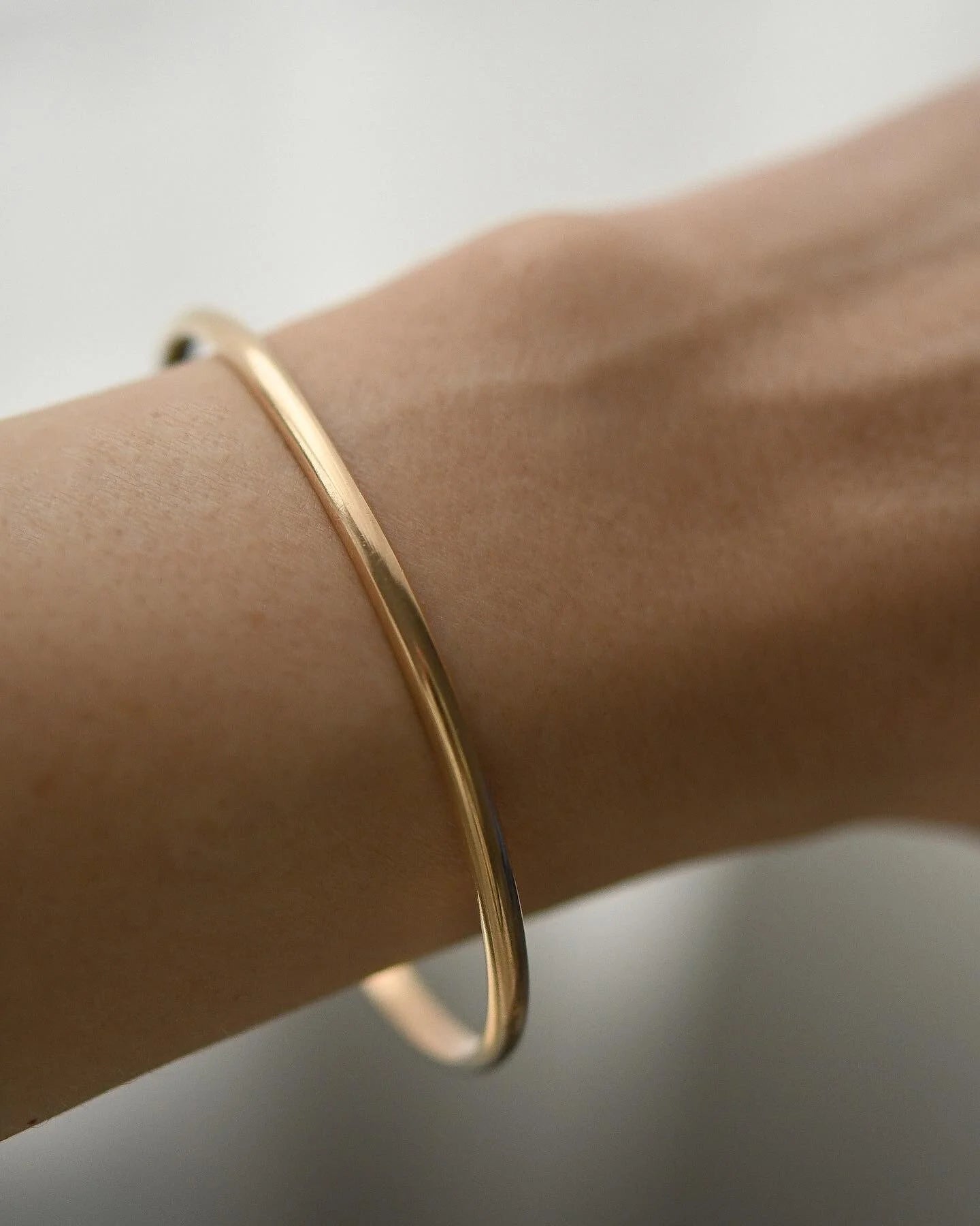 Gorgeous Rose Gold Bangle 18K 1960