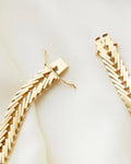 Danish Vintage Geneva Link Necklace 14K Gold 1970