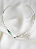 Amazing Modernist Collar Necklace Sterling Silver Late 1900s