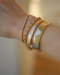 Beautiful Swedish Vintage Bangle 18K Gold 1950