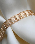 Beautiful Small Sized Engraved Antique Bracelet 18K Gold