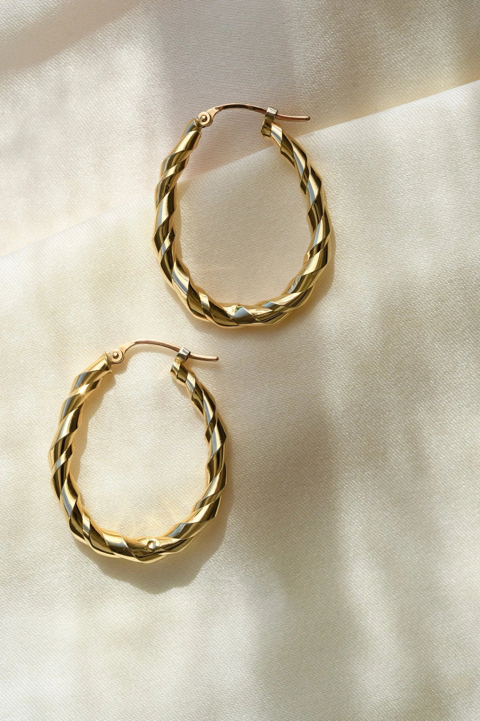 Gorg Twisted Vintage Hoops 18K gold