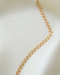 Irresistible Swedish Baby Brick Link Necklace by Ceson 18K Gold