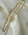 Radiant Baby Bismarck Link Chain 1942 18K Gold