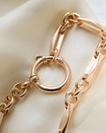 Magnificent Dream Bracelet Antique Watch Chain Sizeable 18K Rose Gold 1910