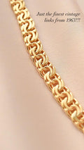 Stunning Bismarck Chain in Immaculate Condition 18K Gold Sweden 1963