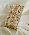 Big, Fat Juicy Y -Link Bracelet 14K Gold 1960s