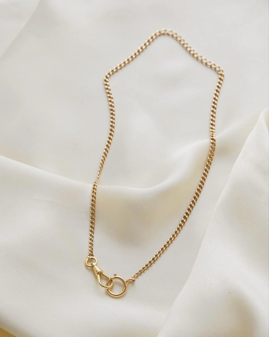 Rare Long 15.75 Inches Watch Chain 18K Gold Beg. 1900s