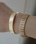 STUNNING Y Link Bracelet by Jens Poul Asby 14K Gold 1960