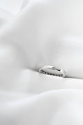 Beautiful Size 7.25 Diamond Ring 18K White Gold