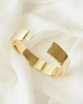 Rare Big 7.15 Inches Perfect Bangle 14K Gold Italy