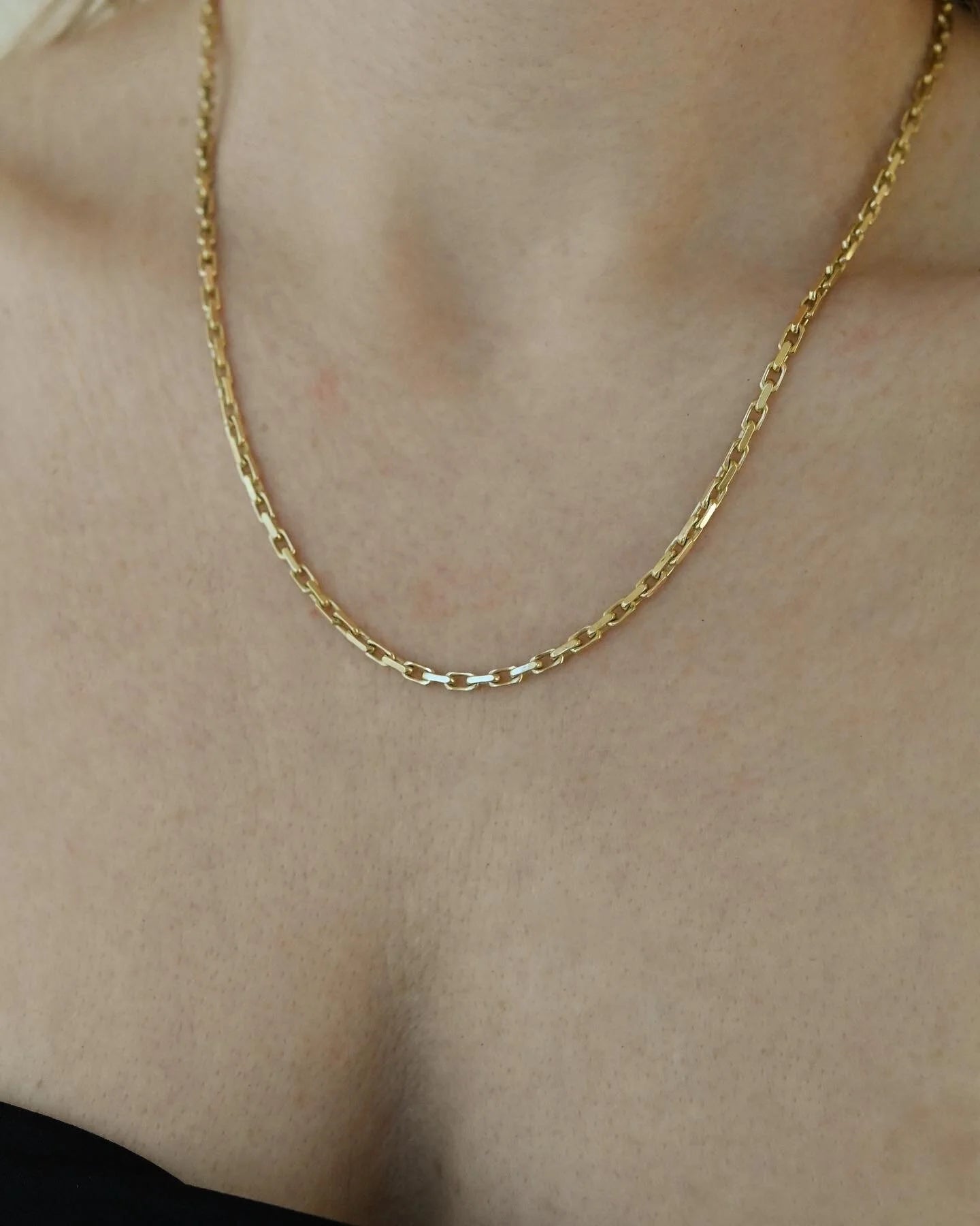 Beautiful Chunky Biker Link Chain 14K Gold