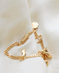 Special Good Luck Charm Bracelet 18K Gold 1950