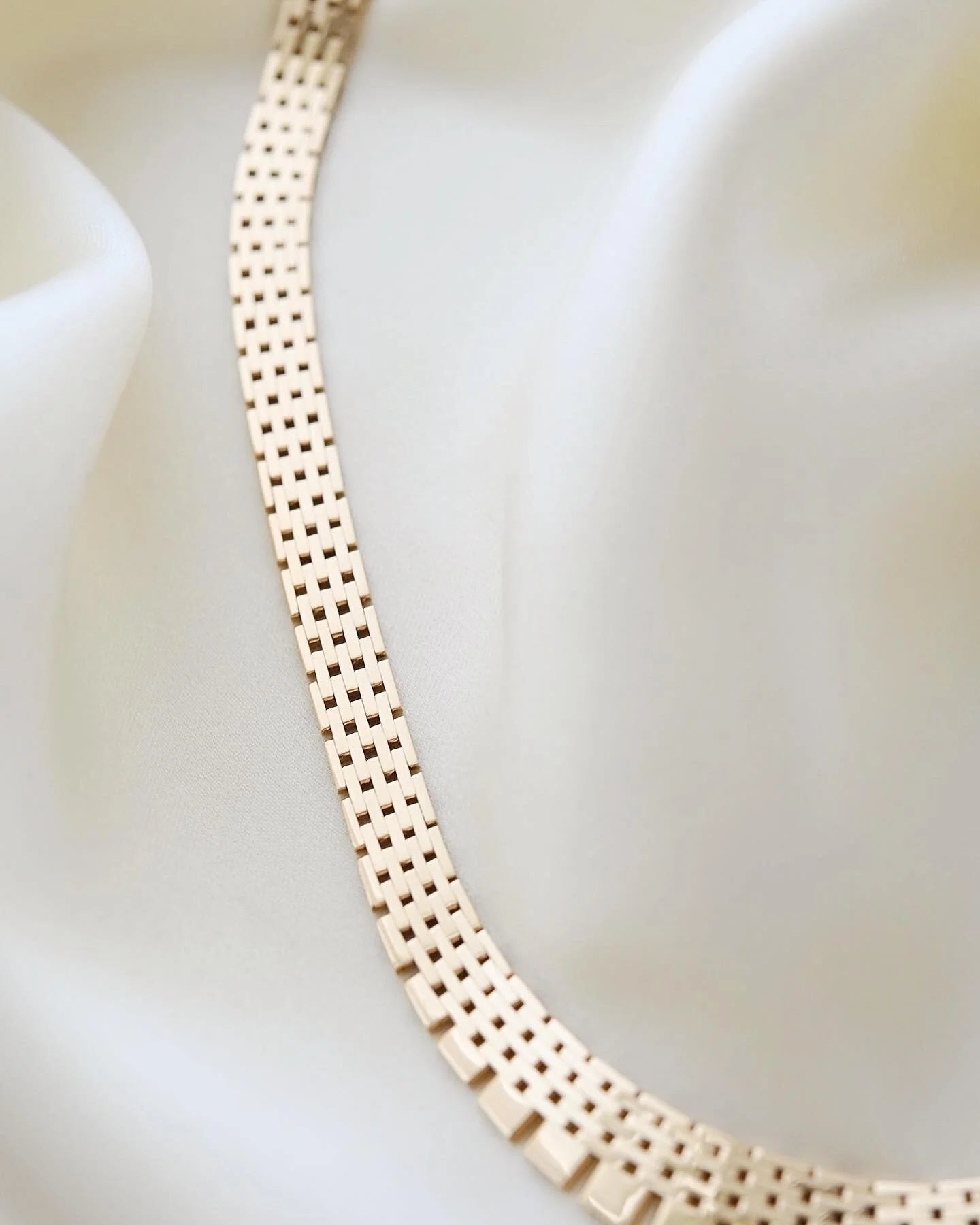 The Best Danish Mid Century Vintage Necklace 14K Gold 1970