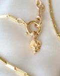 The Best 18K Solid Through and Through Scull Pendant