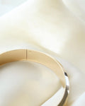Beautiful Textured Danish Vintage Bangle by J. Asby 14K Gold 1960s