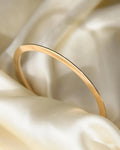 Amazing Knife Edge Vintage Bangle 14K Gold 1940s