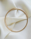 Classic Timeless Round Vintage Gold Bangle 14K 1960s