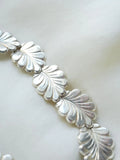 Shinmering Special Vintage Leaf Bracelet Silver