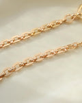Amazing Rare 10.4 Inches Rose Gold Watch Chain 18K Gold