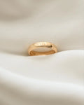 Stunning High Polished Band 18K Gold Swedish Vintage 1962