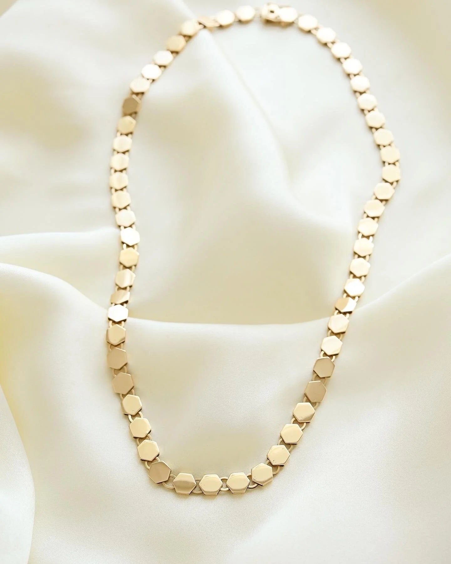 Gorgeous Rare Mid Century Necklace 14K Gold 1960s