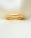 Luminous Perfect Satin Feel Antique Stacking Ring 23K Gold 1939