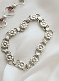 Old Flower Dream Silver Bracelet Sweden 1946
