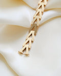 Vintage Jumbo Bracelet by Danish Willy Junget 14K Gold 1960