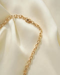 Glowing Heavy Danish Vintage Anchor Chain 14K Gold