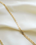 RADIANT Vintage Curb Link Chain Necklace 14K Gold