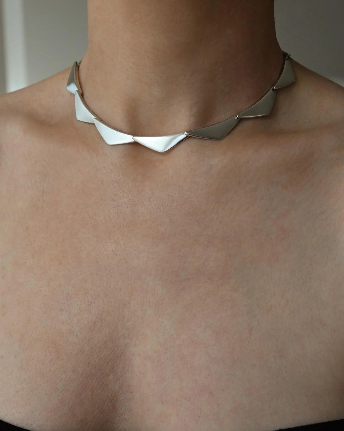 Sublime Danish Vintage Georg Jensen Necklace Silver 1960