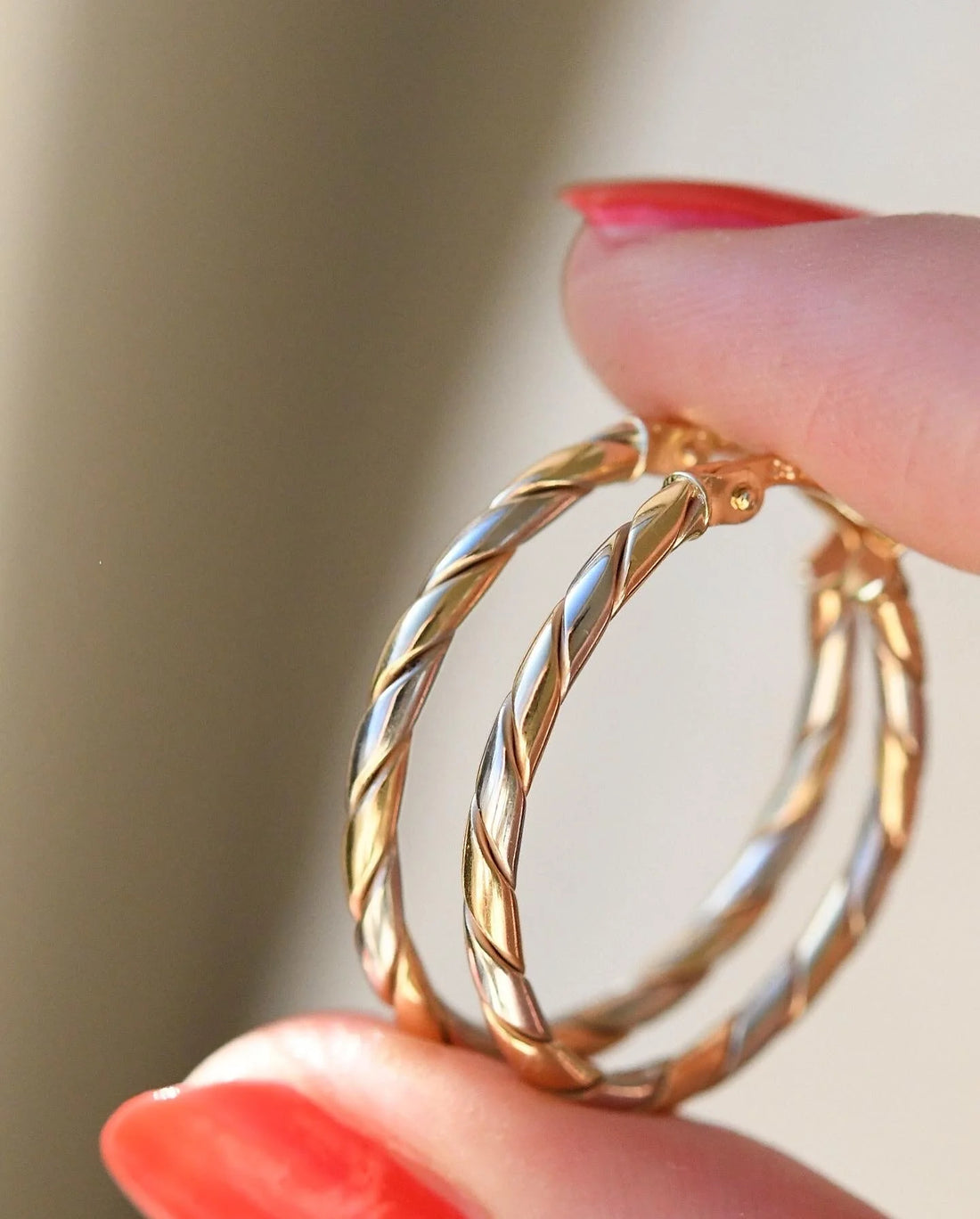 Gorg Twisted Hoops 14K Gold