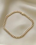 Beautiful Danish Vintage Curb Link Bracelet 14K Gold