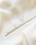 Danish Brick Link Bracelet by Charles Ø 14K Gold 1962-1972