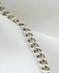 Antique English Silver Watch Chain Necklace 1912
