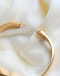 2-in-1 Vintage Bangle Polished or Engraved 18K Gold 1950s