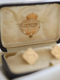 Irresistible 104-Year-Old Antique Cuff Links from 1919 18K Gold