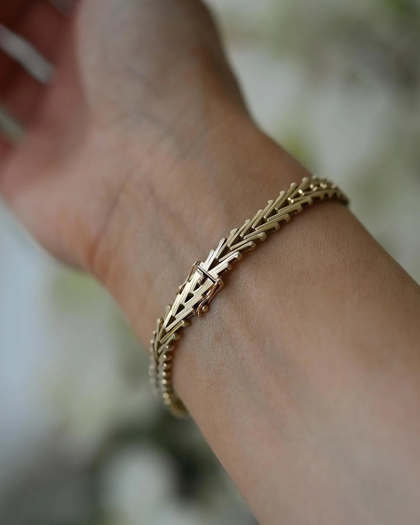 Gorg Rare Danish Vintage Mid Century Bracelet 14K Gold 1960