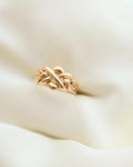 Rare Vintage Puzzle Ring 6.5 US 14K Gold