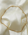 Swedish Vintage Curb Chain 18K Gold 1986