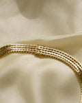 Sublime Double Row Geneva Chain 14K Gold 1960s