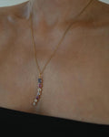 Gorgeous Upgraded Sapphire Vintage Pendant 18K Gold